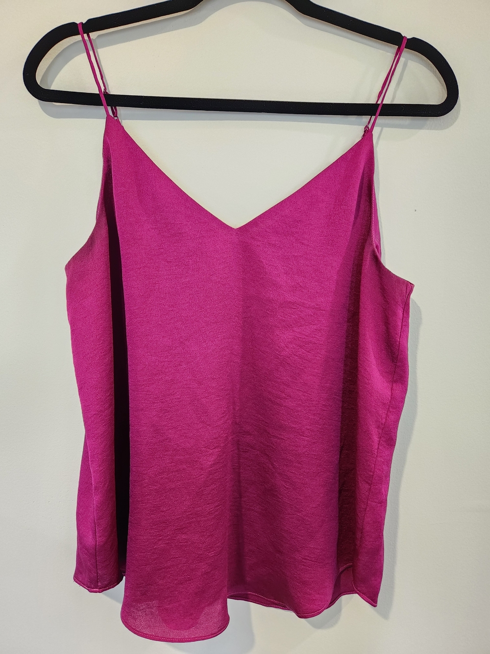 Express Fuchsia V-Neck Spaghetti Strap Cami